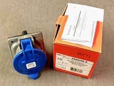 Pass & Seymour PS460R9-S Pin & Sleeve Spashproof Receptacle 60A 250V 3P 4W GND