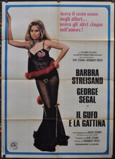 Owl And The Pussycat 1970 ORIGINAL 39X55 ITALIAN MOVIE POSTER BARBRA STREISAND
