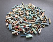 NILE  Ancient Egyptian Lot of Mummy Beads  ca 600 BC