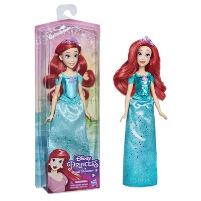 Disney Prinzessinnen Schimmerglanz Arielle Puppe, Modepuppe mit Rock und Accesso