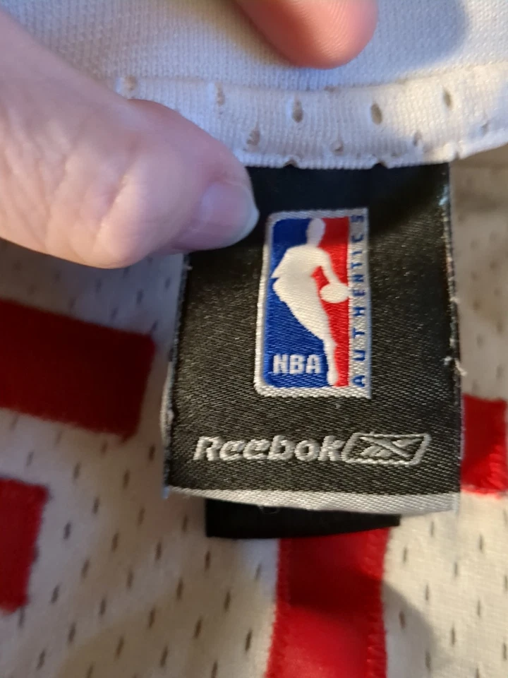 RARO DE COLECCIÓN NBA Reebok Nueva Jersey Nets Vince Carter 15 Hombres 4XL COSIDO Estrellas Blanco Foto 4 de 4