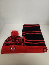 Spiderman Scarf and Beanie Hat 2 Piece Set