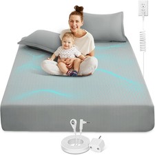 Grounding Sheets,10 Pure Silver Fiber 90 Organic Cotton - Grounded Well Bed