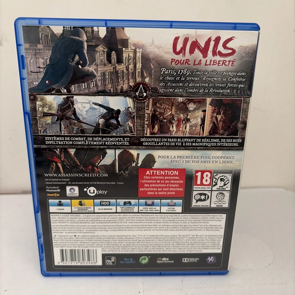 Playstation 4 Ps4 Assassin's Creed Unity Italiano - Immagine 2 di 4