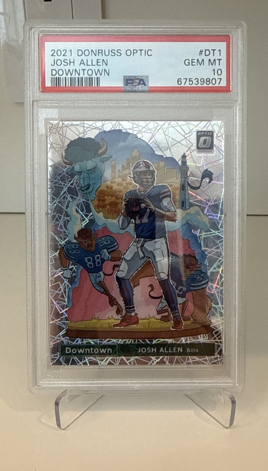 2021 Panini Donruss Optic - Downtown Josh Allen #DT-1 PSA 10