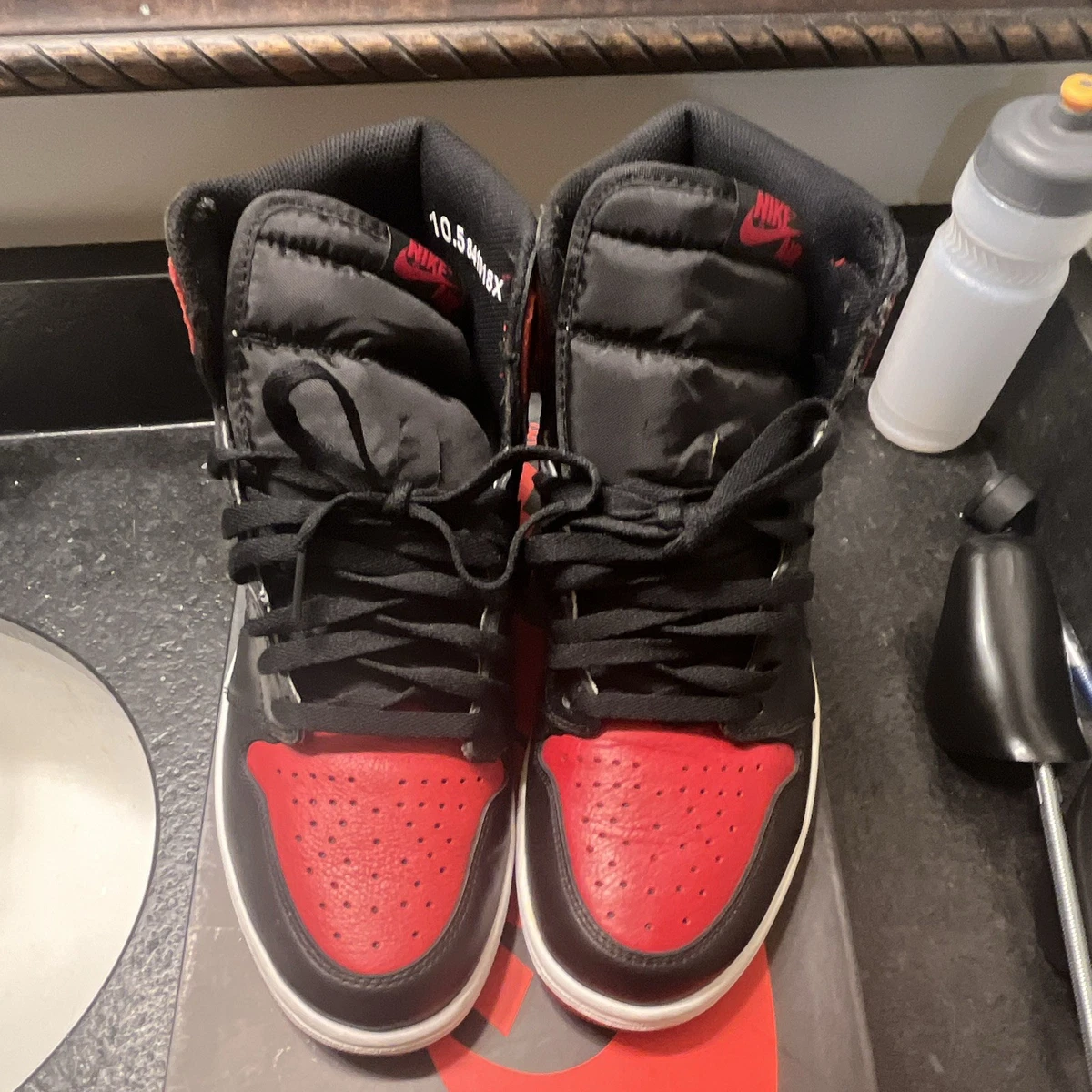 Jordan 1 High Black Red 2019 for Sale | Authenticity Guaranteed | eBay