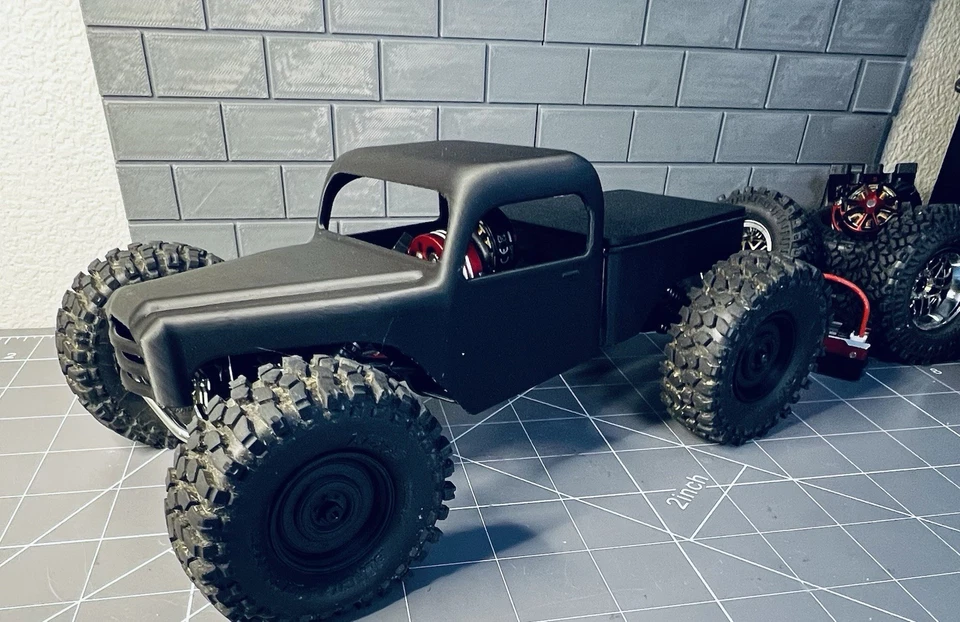 scx24 Blacked Out! Comp Wagon Chassis And Body - Image 4 of 4