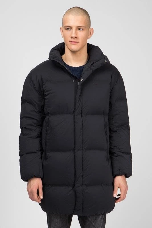 Men Tommy Hilfiger Puffer Jacket Black 40 /L / 48