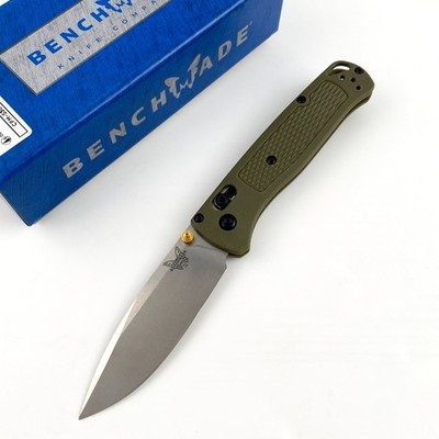 Benchmade 535 Bugout Green Grivory Handle CPM-S30V Blade Folding Knife