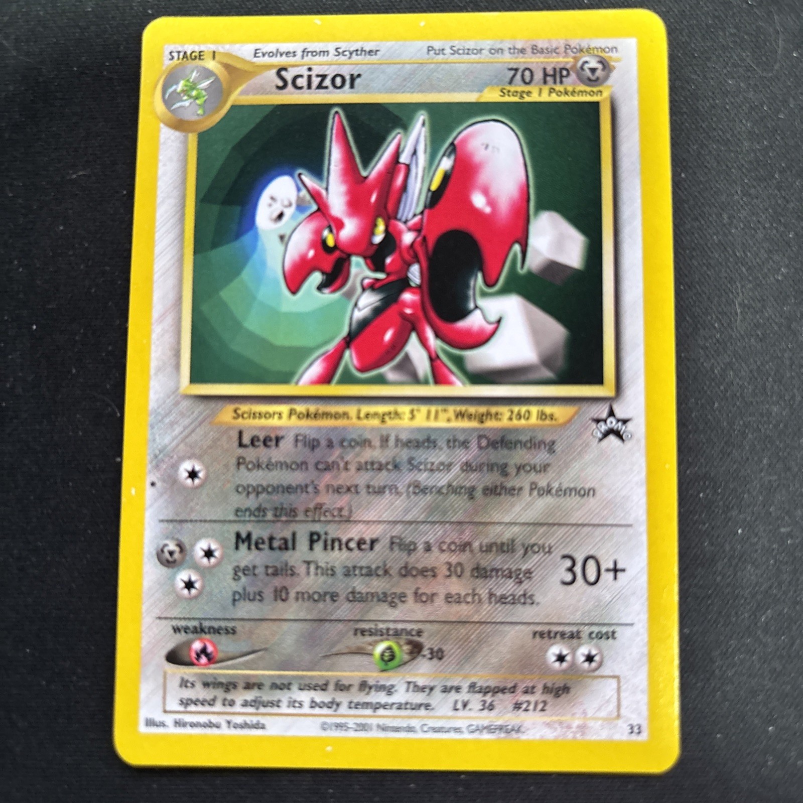 1999 Pokemon Wizards Black Star Promos Scizor #33