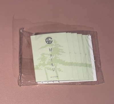 Avon Haiku Eau De Parfum 5 SAMPLE Vials SEALED .02oz each