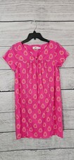 Vineyard Vine Pink Print Shift Dress Size 2  Short Sleeve