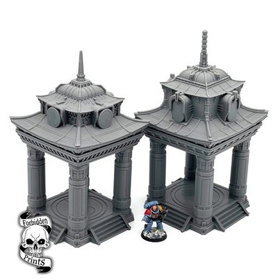 Ethereal Dominion Arbor Tempel Schrein Gebäude 28mm Wargaming Gelände Landschaft