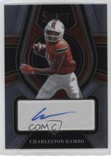 2022 Panini Select Draft Picks Rookie Signatures Charleston Rambo Auto 0c2