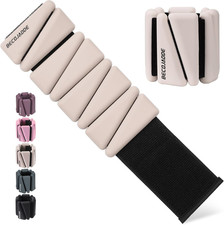 Adjustable Ankle Weights Set of 2 1 Lb/2 Lb/3 Lb Each for Workout