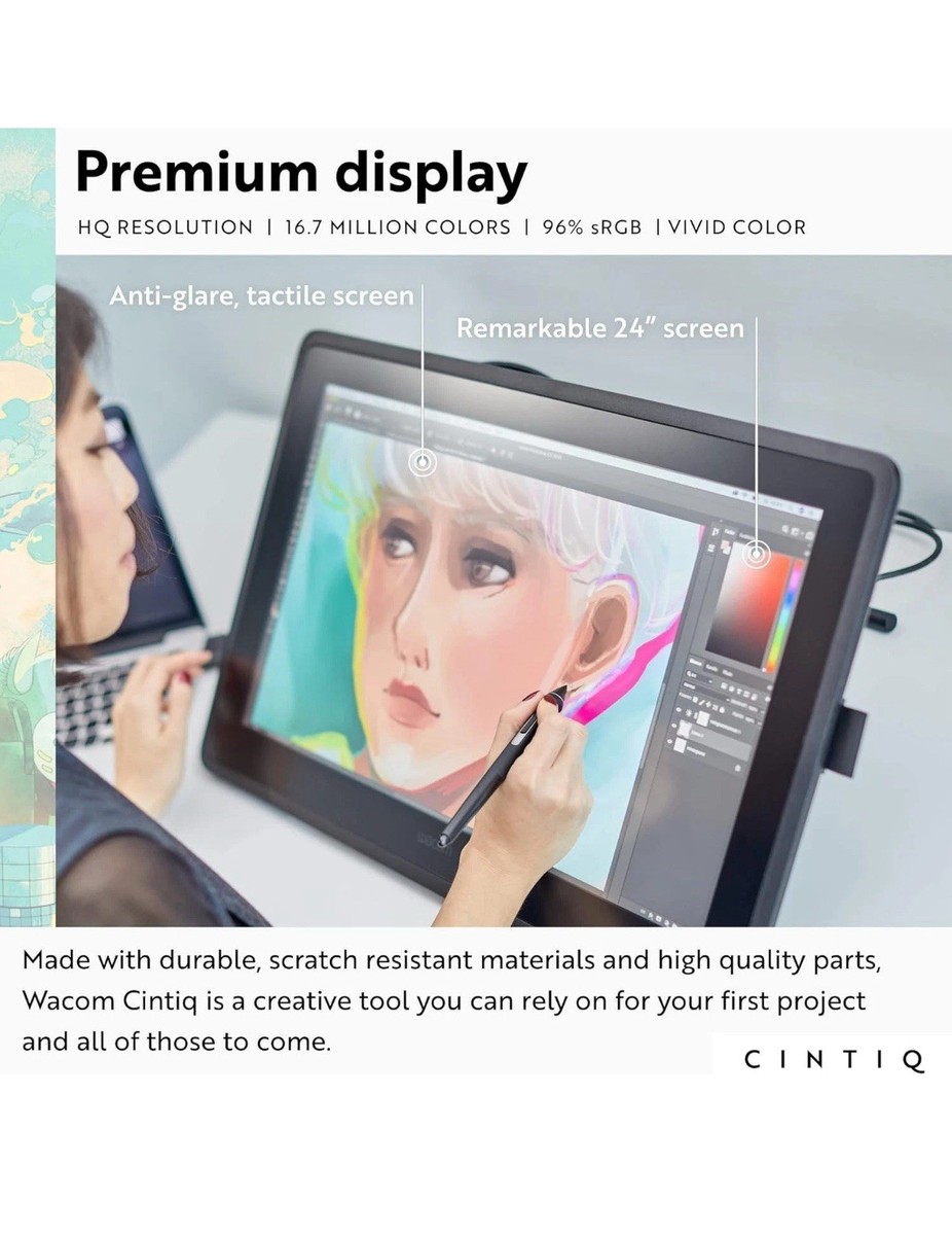 Wacom Cintiq 22 Creative Pen Display Tablet - DTK2260K0A for