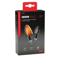 Universeller Blinker FüR Motorrad/Scooter/Quad Schwarz Halo Halogen