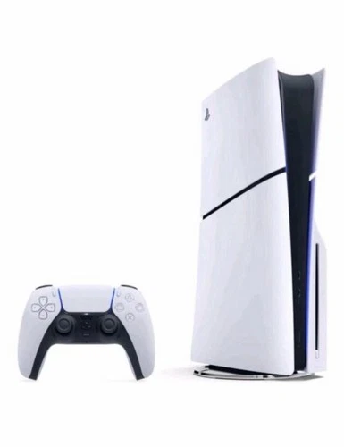 SONY PLAYSTATION 5 PS5 SLIM CONSOLE 1TB DISC CHASSIS AND WHITE WARRANTY ITALY thumbnail 2