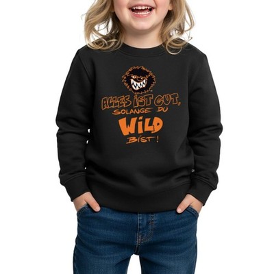 Die Wilden Kerle Spruch Motto mit Logo Kinder Premium Organic Sweatshirt