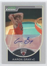 2007 Bowman Draft Picks & Stars Chrome Rookie Refractor /599 Aaron Gray Auto 0c2