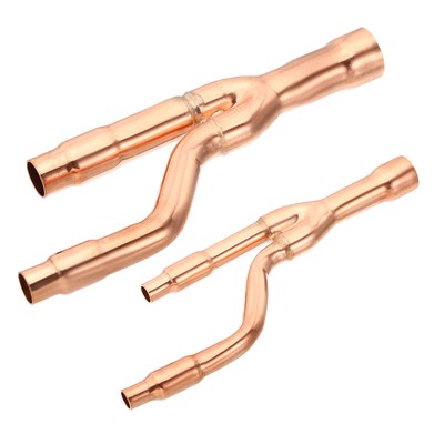 33T Refrigeration Y Branch Set, Copper Y Joint Fits for Air Conditioning System
