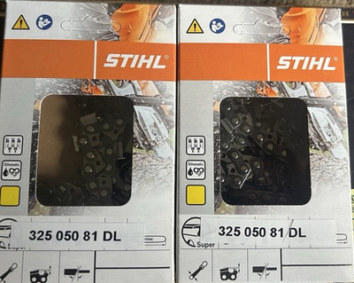 #ad 🎄2 Pack OEM Stihl Pro 23RS 20quot; Chain .325 Pitch .050 Gauge 81 DL $50.00