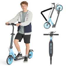 Adjustable Kick Scooter for Adults Teens Kid Foldable Scooter 7.9IN Big Wheels