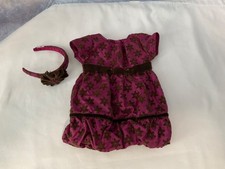 American Girl Doll Bitty Baby Twin Sweet Snowflake Dress  Headband