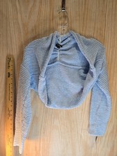 Girls Cropped Cardigan Sweater ART CLASS Blue Size L10/12 NEW