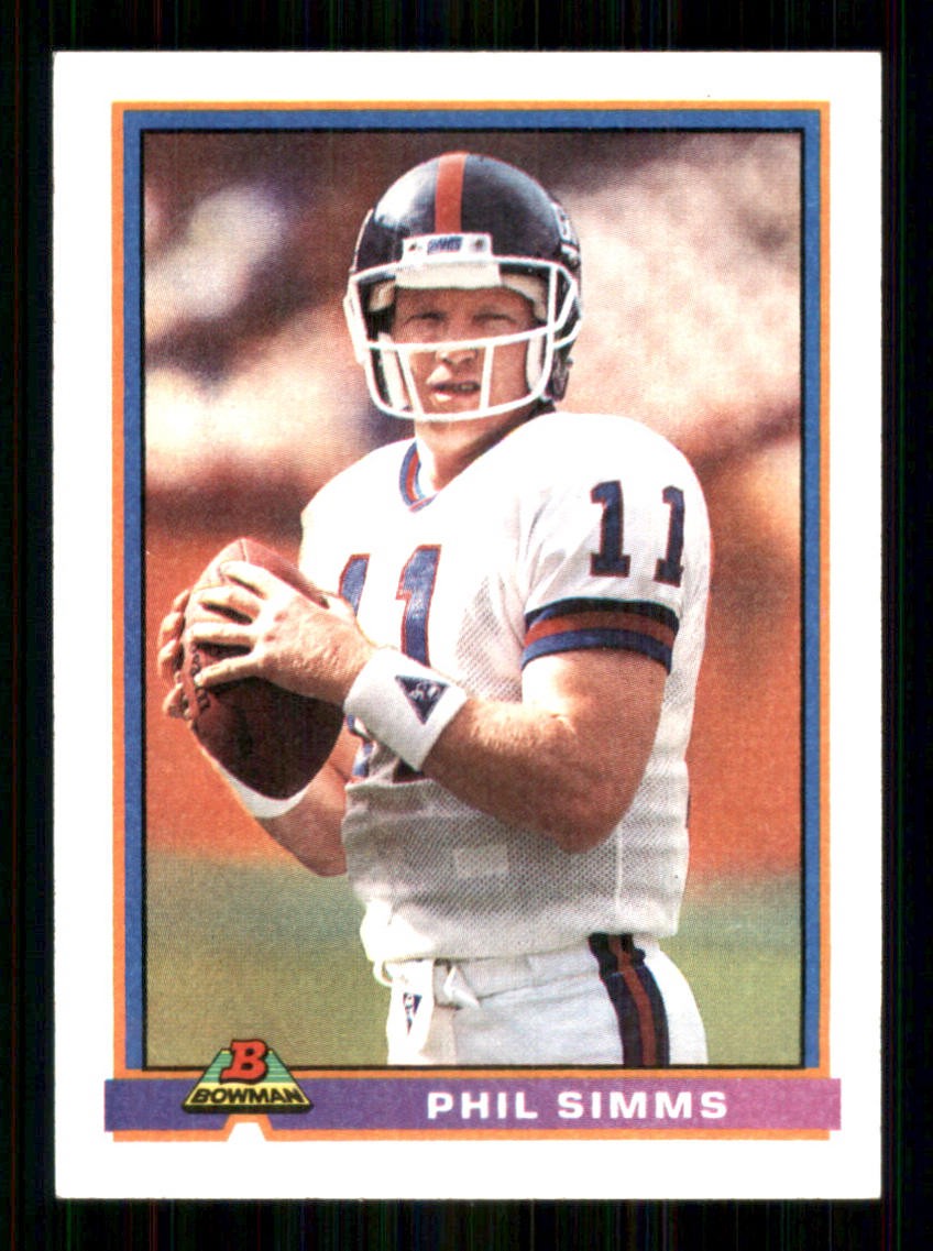 1991 Bowman #364 Phil Simms New York Giants 59230 | eBay