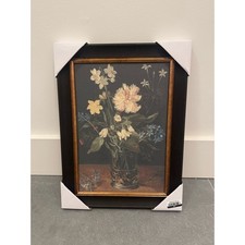 12" x 16" Floral Cotton Canvas Framed WallArt - Threshold Studio McGee