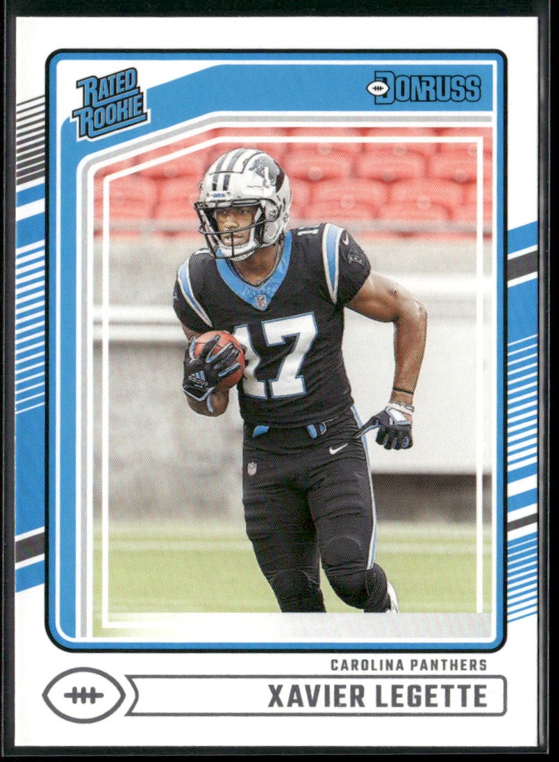 2024 Donruss #323 Xavier Legette Rookie Carolina Panthers