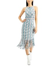 I.N.C Womens Fringe Trim Sheath Dress
