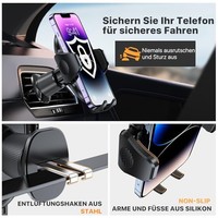 Miracase Handyhalterung Auto Doppelhaken LüFtung 360° Kfz Halter Iphone Galaxy