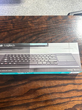 Logitech K830 Illuminated Keyboard w/ Built-In Touchpad, Bluetooth, Black