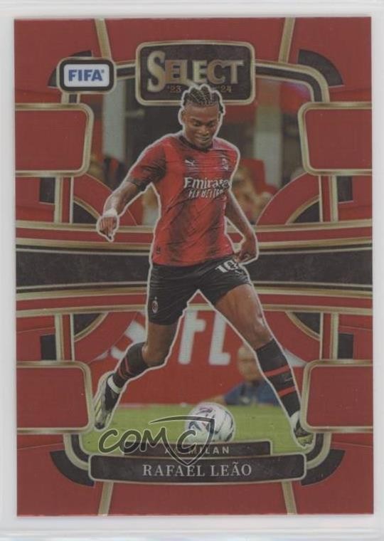 2023-24 Panini Select FIFA Terrace Red Prizm Rafael Leao #33 13m8