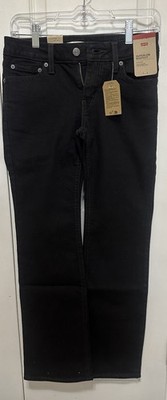 NWT Levi s Superlow Bootcut Jeans Black Low Rise Y2K Size 25X30 Bratz aesthetic