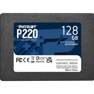 P220 128GB Internal SSD - SATA 3 2.5'' - Solid State Drive - P220S128G25