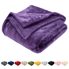 Extra Large Fleece Blanket Mink Throw Faux Fur Blanket Sofa Bed Travel Throw UK