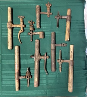 Crosscut Saw Handle Parts Lot! 2 Man Logging Saw Royal Chinook Sells & Others