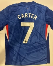 Jess Carter Chelsea Jersey Blue England #7 Size Large NY New York Gotham