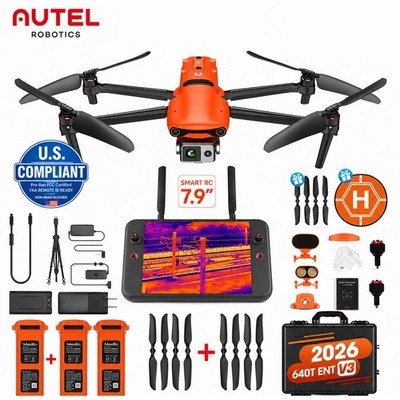 Autel Robotics EVO II Dual 640T V3 Thermal Drone Enterprise Bundle