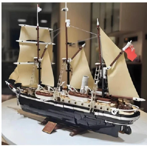 3011pcs City The Endurance Antarctic Expedition Ship Silent Giant Wheel Assemble - Picture 6 of 7