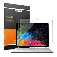 Megoo [2 PACK] Surface Book Screen Protector 9H Tempered GLASS High Sensitivi...
