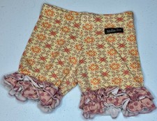 Matilda Jane Girls MJ Ruffle shorties yellow/orange flowers 4