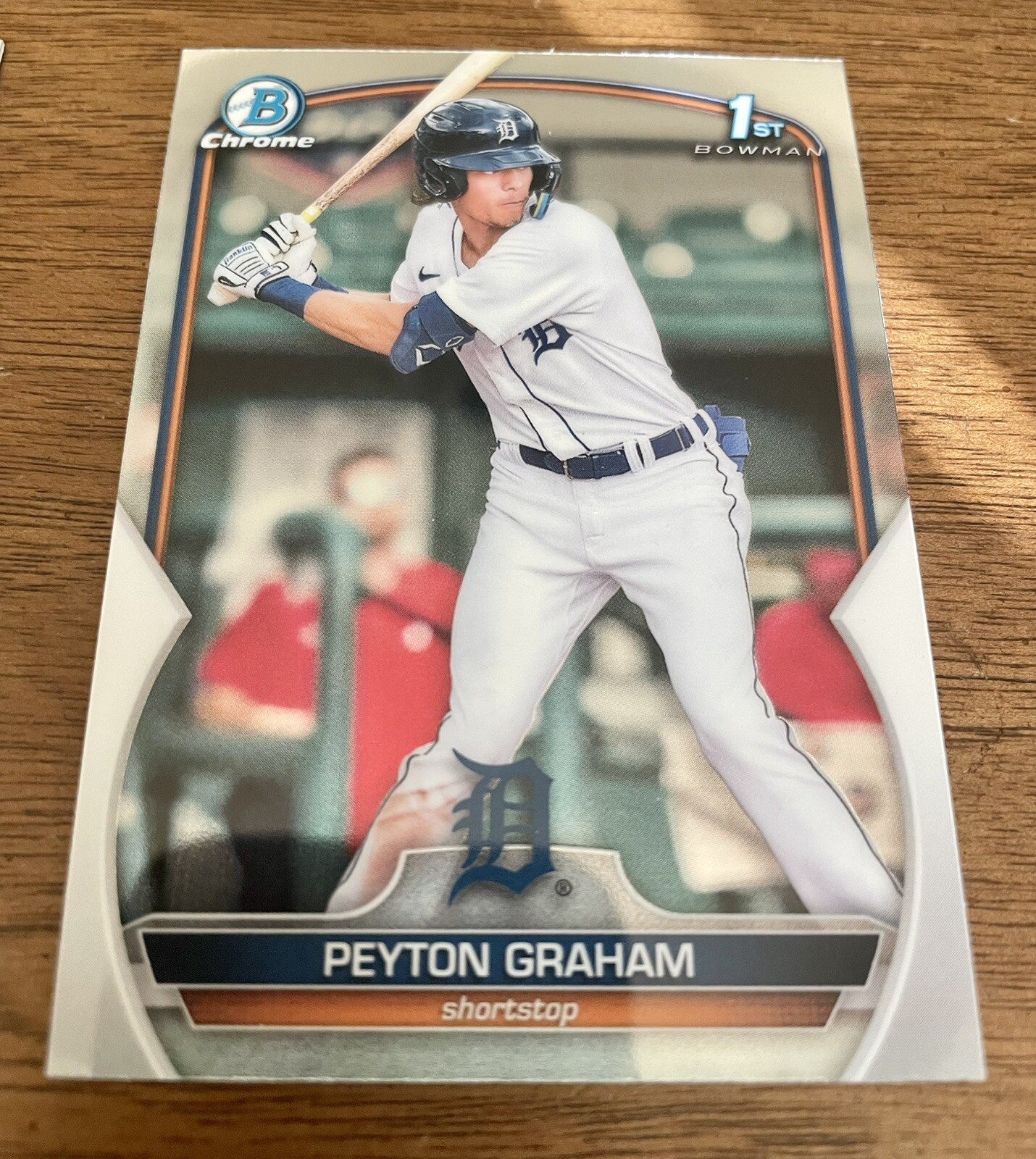 2023 Bowman Chrome Peyton Graham #BCP-57  1st Bowman Detroit Tigers