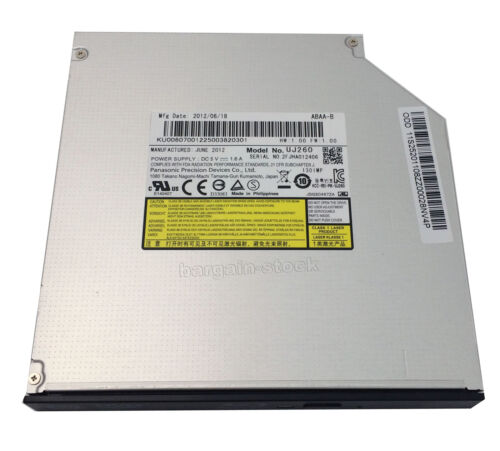 UJ260 Blu-ray Burner 12.7mm SATA Laptop BDRE BDXL Writer Drive RE UJ230 UJ240 - Afbeelding 1 van 6