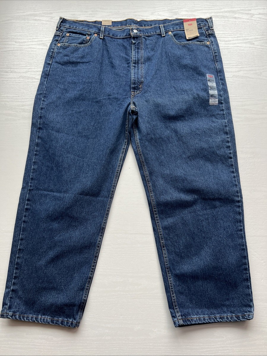 Levis 550 Relaxed Fit Jeans Mens 50x30 Nonstretch New