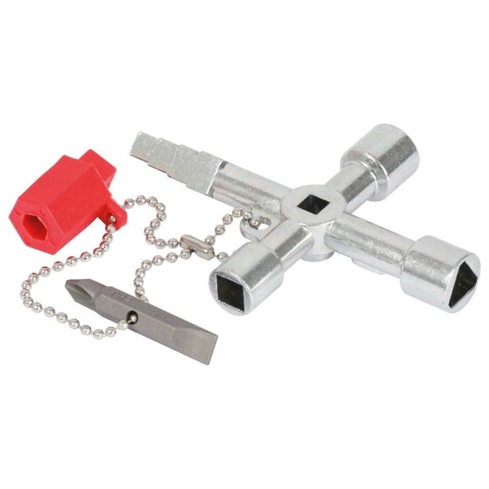 Chiave Universale Per Armadio Elettrico Catena Corta Kstools