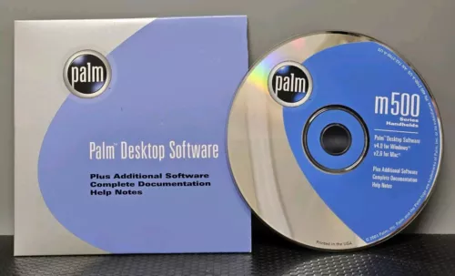Vintage Rare Palm Desktop Software CD-ROM M500 Series Handheld
